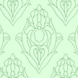 Floral Diamond Quilting - Iris (Double Run)