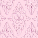 Floral Diamond Quilting - Pansy (Double Run)