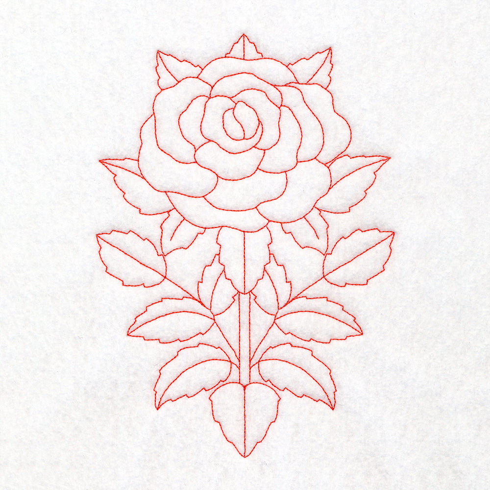 Floral Diamond Quilting - Rose (Double Run)