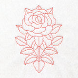 Floral Diamond Quilting - Rose (Double Run)