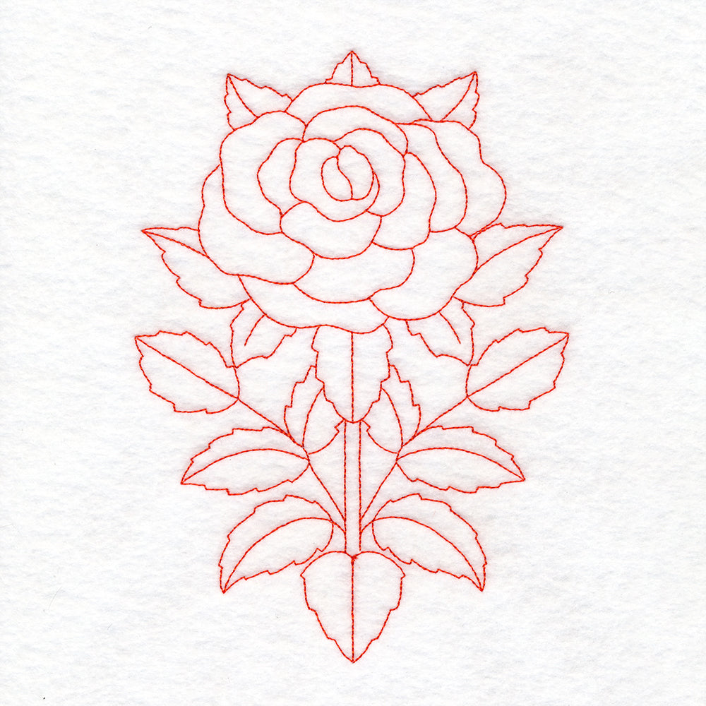 Floral Diamond Quilting - Rose (Double Run)