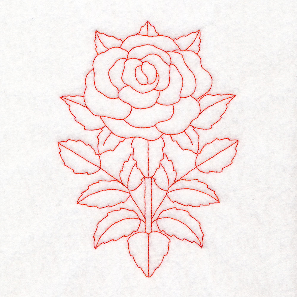 Floral Diamond Quilting - Rose (Double Run)