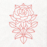 Floral Diamond Quilting - Rose (Double Run)
