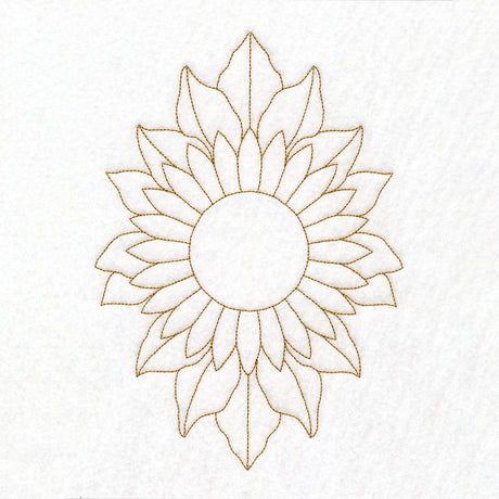 Floral Diamond Quilting - Sunflower (Double Run)