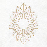 Floral Diamond Quilting - Sunflower (Double Run)