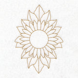 Floral Diamond Quilting - Sunflower (Double Run)