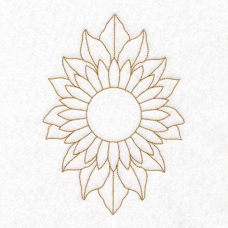 Floral Diamond Quilting - Sunflower (Double Run)