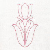 Floral Diamond Quilting - Tulip (Double Run)