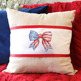 Americana Bow in Watercolor