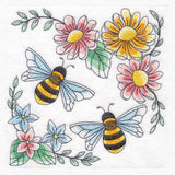 Sweet as Can Bee Honeybee and Blooms 2