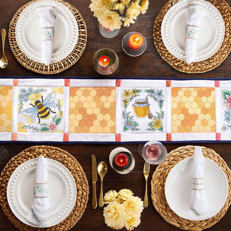 Sweet as Can Bee Honeybee and Blooms 1