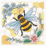 Sweet as Can Bee Honeybee and Blooms 1