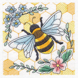 Sweet as Can Bee Honeybee and Blooms 1