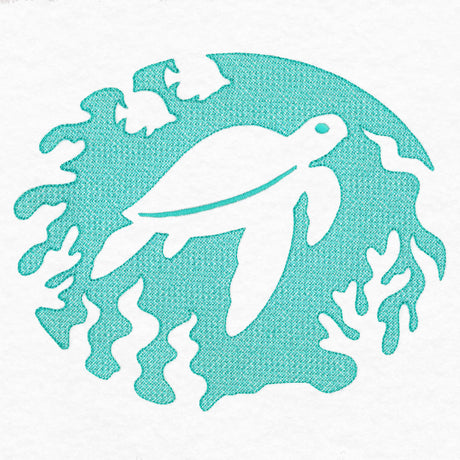 Serene Sea Turtle (Embossed)