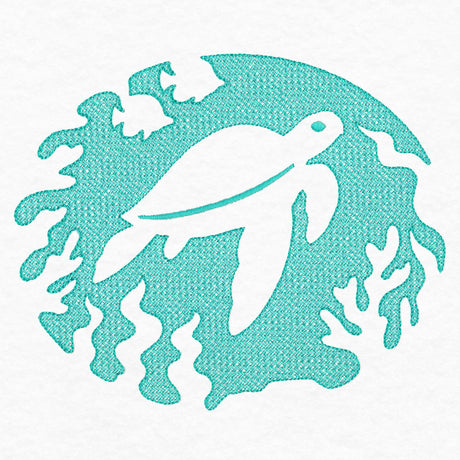 Serene Sea Turtle (Embossed)