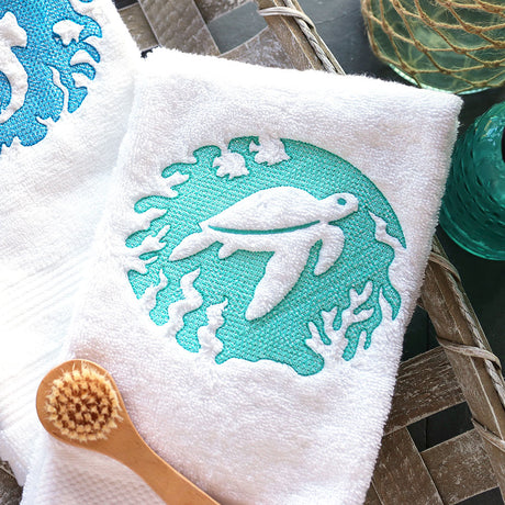 Serene Sea Turtle (Embossed)