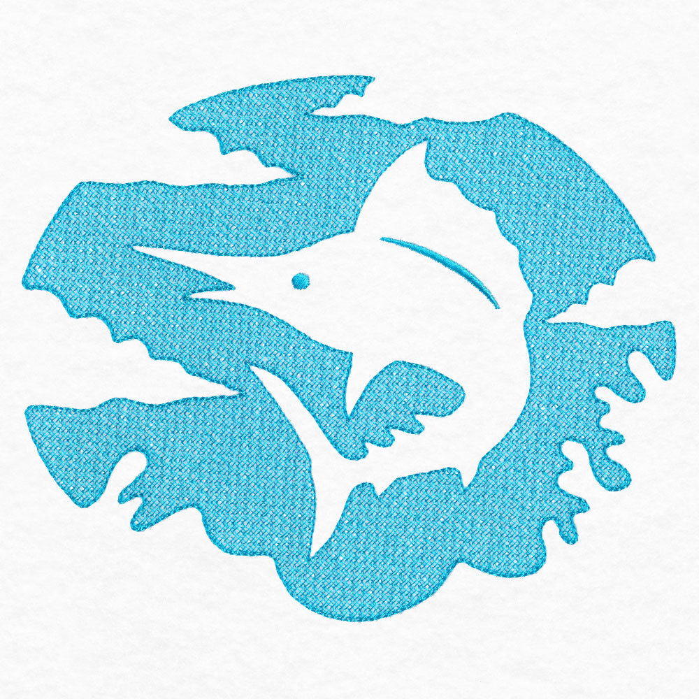Serene Swordfish (Embossed)