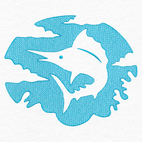 Serene Swordfish (Embossed)