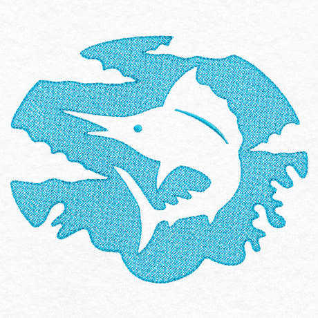 Serene Swordfish (Embossed)