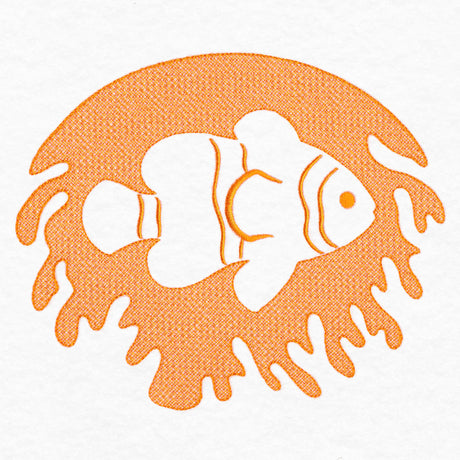 Serene Clownfish (Embossed)