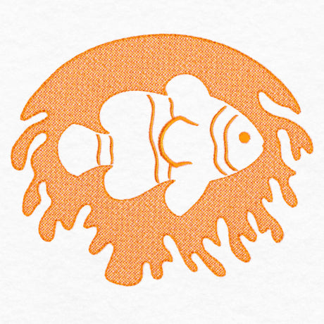 Serene Clownfish (Embossed)