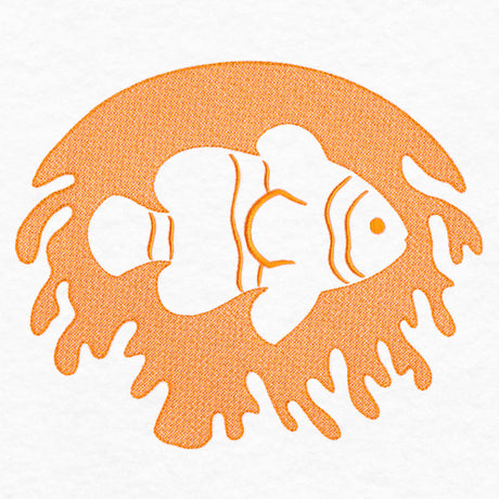 Serene Clownfish (Embossed)