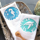 Serene Seahorse (Embossed)