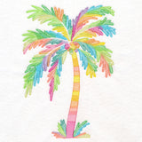 Vibrant Watercolor Palm Tree
