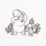 Pooh Bear Honey Pot Sketch