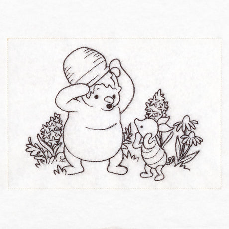 Pooh Bear Honey Pot Sketch