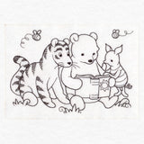 Pooh Bear Reading Sketch