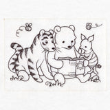 Pooh Bear Reading Sketch
