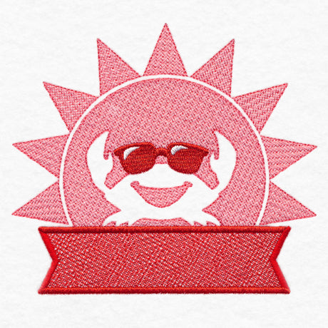 Crab Beach Towel Name Tag (Embossed)
