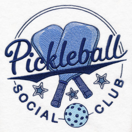 Pickleball Social Club Stamp