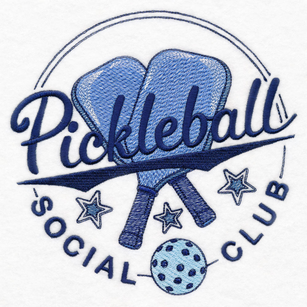 Pickleball Social Club Stamp