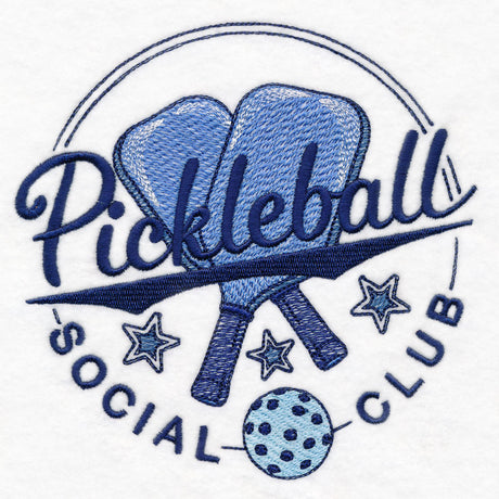 Pickleball Social Club Stamp