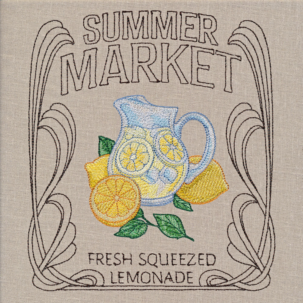 Market Signs of the Month - June – Embroidery Library