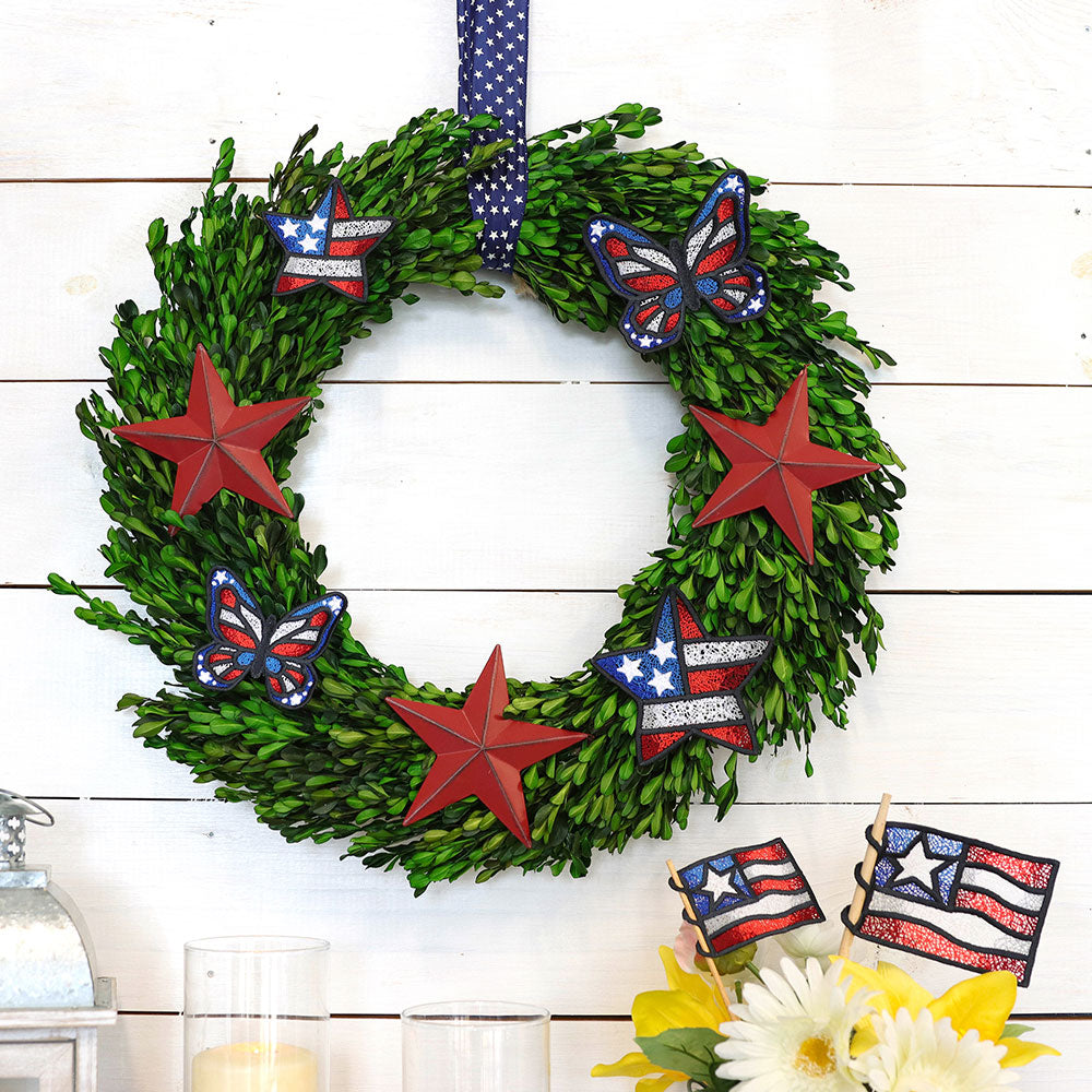 Americana Simple Flag (Lace)