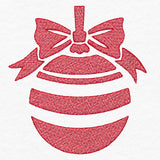 Festive Striped Ornament (Embossed)