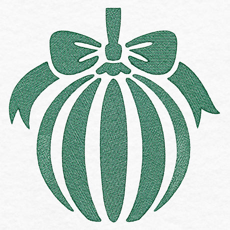 Festive Globe Ornament (Embossed)