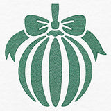Festive Globe Ornament (Embossed)