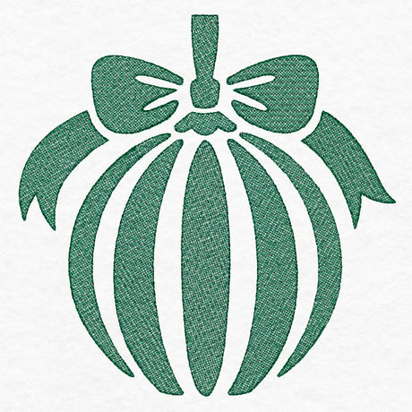 Festive Globe Ornament (Embossed)