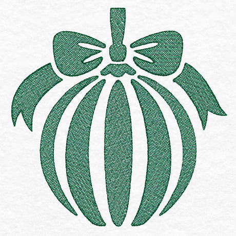 Festive Globe Ornament (Embossed)