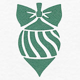 Festive Finial Ornament (Embossed)