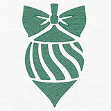 Festive Finial Ornament (Embossed)