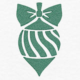 Festive Finial Ornament (Embossed)