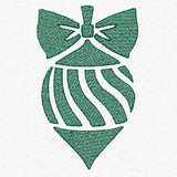 Festive Finial Ornament (Embossed)