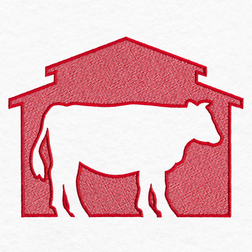 Barn Buddies - Cow (Embossed)