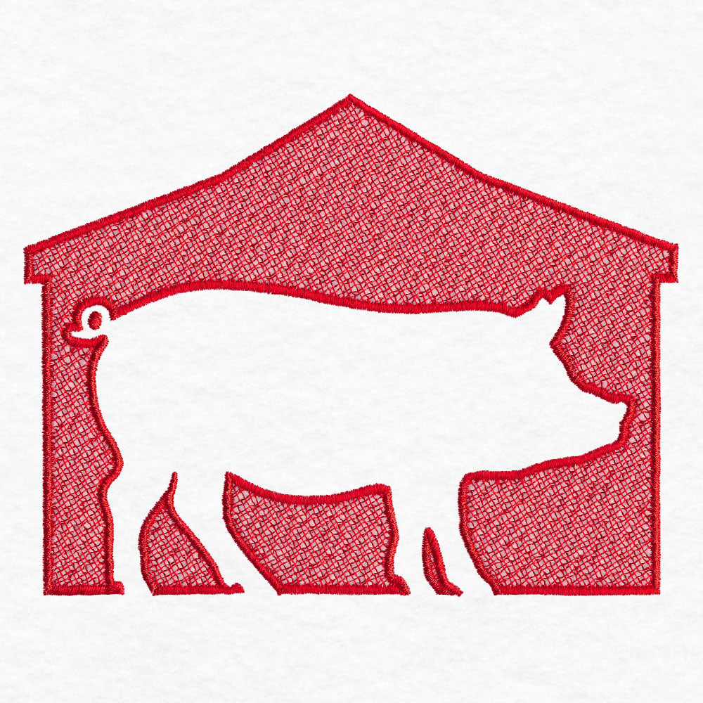 Barn Buddies - Pig (Embossed)