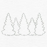 Simple Evergreen Trees (Quilting)